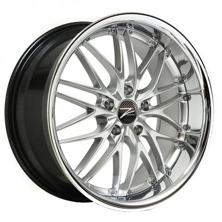 Z-Performance Two Hyper Silver Inox 8x19 5x120 ET38 Velgen