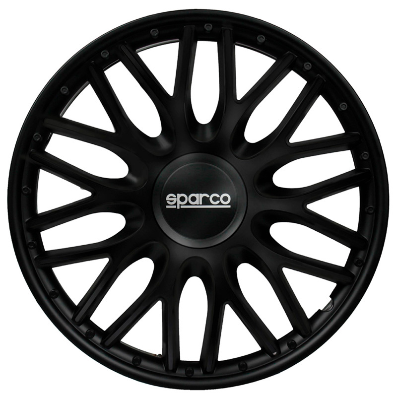 Sparco Enjoliveurs Roma - 14-pouces - Noir - Set de 4 pièces