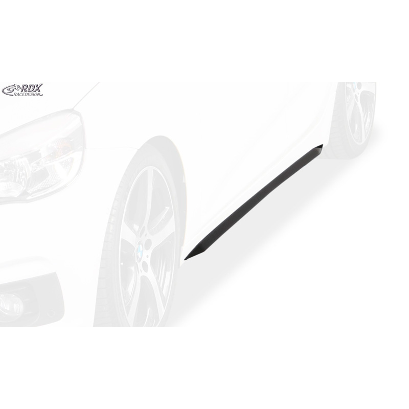 Jupes latérales 'Slim' sur mesure pour BMW Série 2 F45/F46 Active & Gran Tourer 2015- (ABS noir luisant)