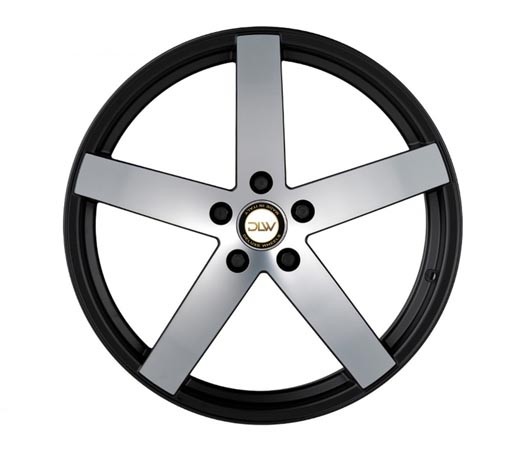 Deluxe Uros K Black Matt Polish 9x20 5x108 ET35 Velgen
