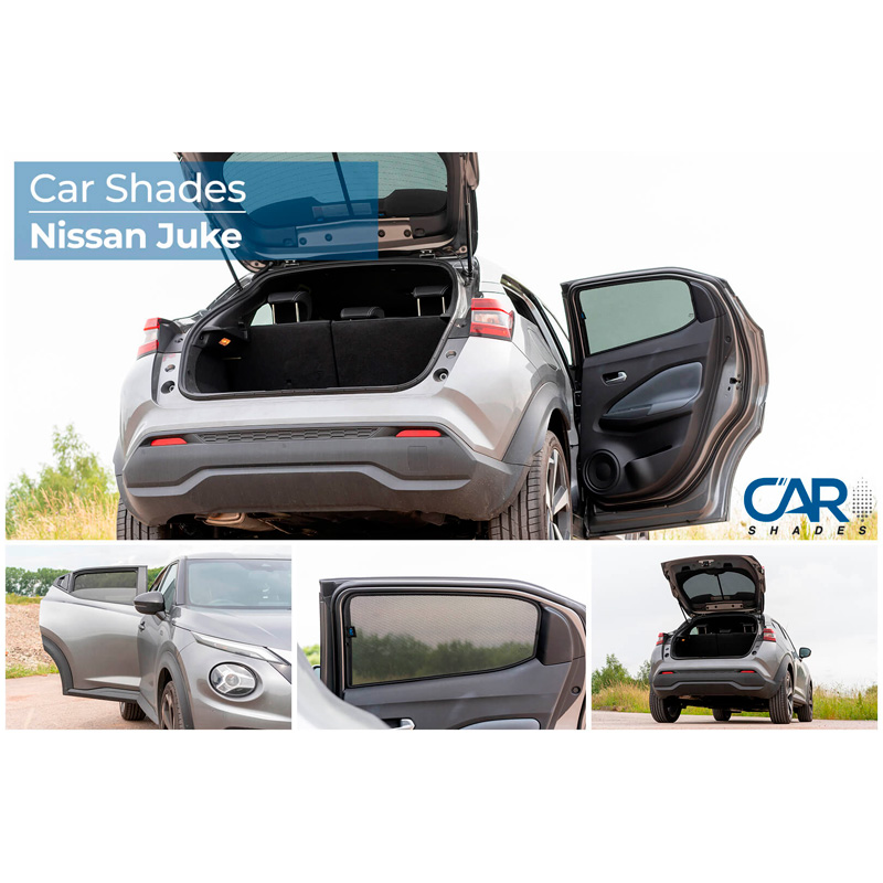Set de Car Shades sur mesure pour Nissan Juke II 5 portes 2019- (4-pièces)