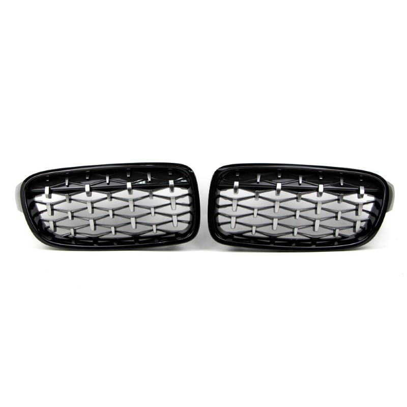 Grill Nieren BMW 3 Serie F30 Zwart mat