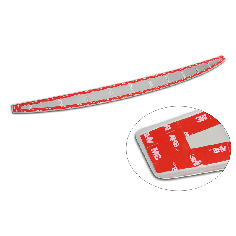 Protection de seuil arrière inox sur mesure pour Volvo EX30 2023- 'Ribs'