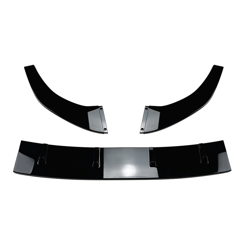 Spoiler avant sur mesure pour Volkswagen Golf VII GTi/GTD/R/R-Line 2012-2017 (ABS Noir luisant)