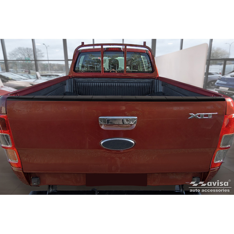 Protection de hayon arrière Pickup (acier) sur mesure pour Ford Ranger 2011-2022 - Noir