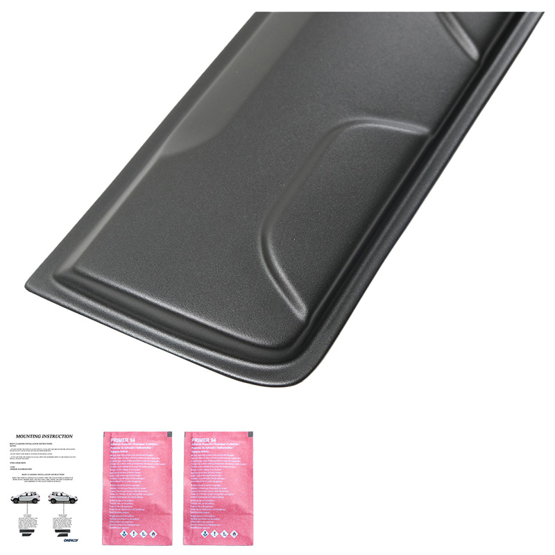Jeu de baguettes de porte sur mesure pour Dacia Duster II 2018-2024 (Off-Road) (sans marquage Duster) - Noir mat