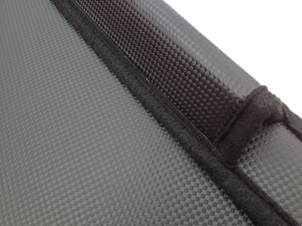Steenslag/Auto Bra Carbon Suzuki SX-4 06-, zwart skai leder