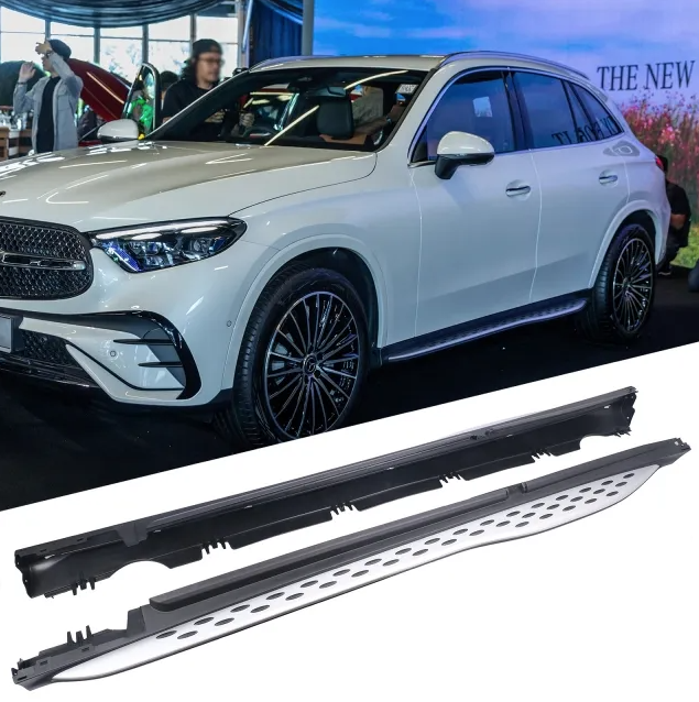 Sidesteps Treeplanken Mercedes GLC X254/C254 Zilver