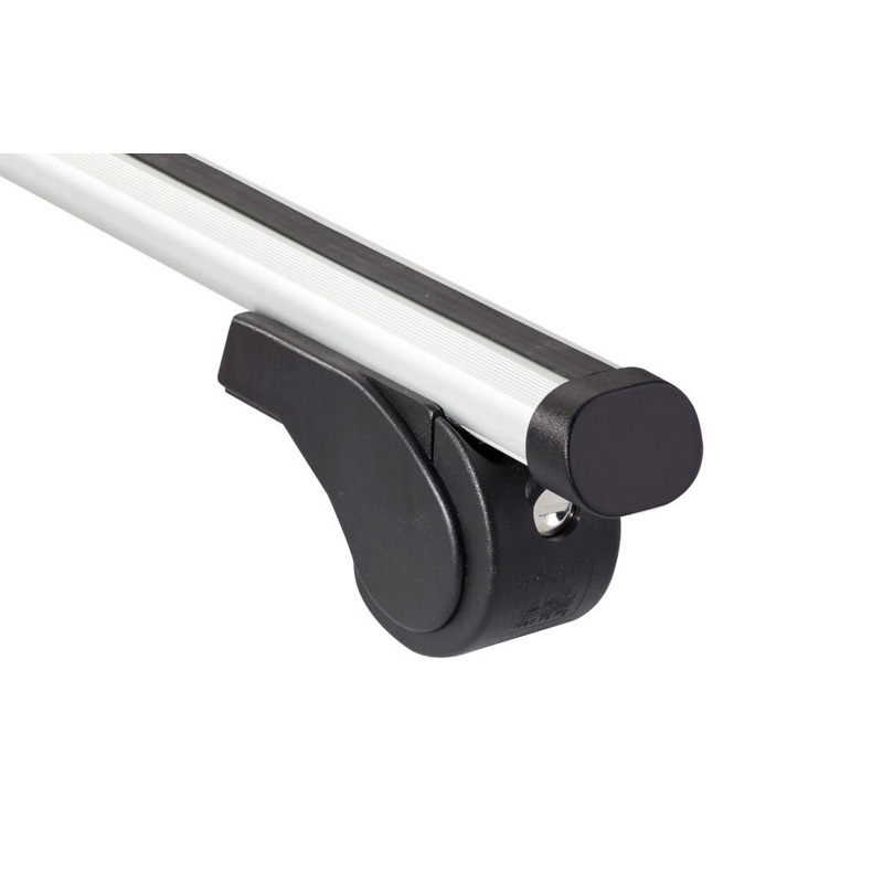 Jeu de barres de toit Twinny Load Aluminium A01 pour voitures avec barres longitudinales d'origine