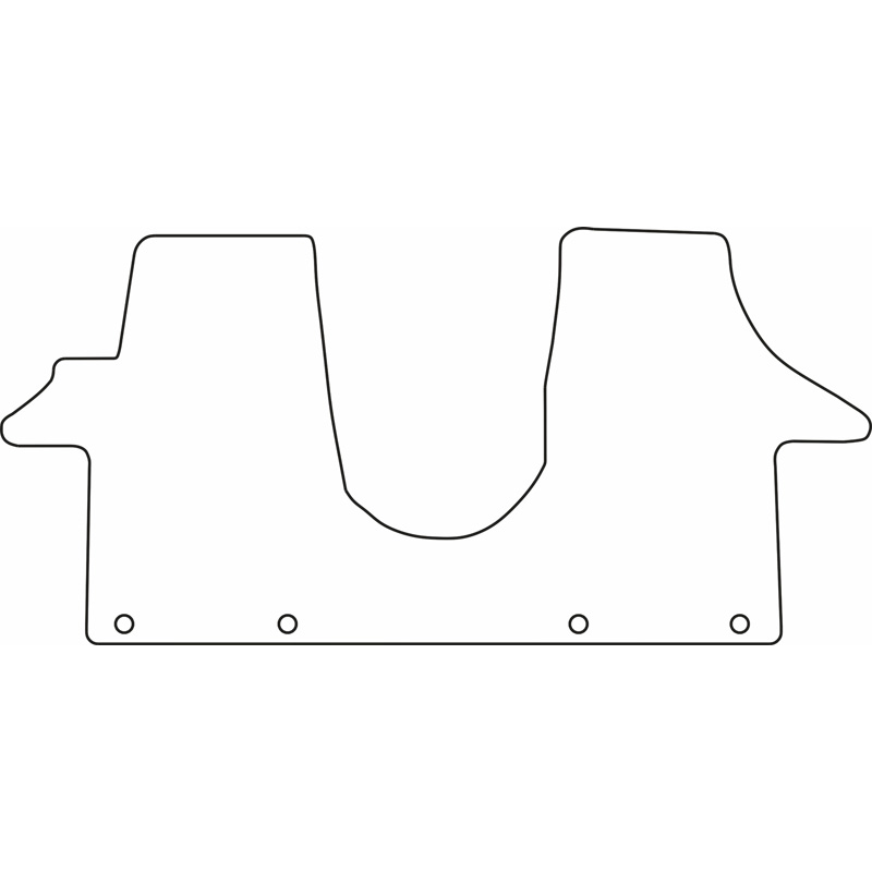 Set de tapis de sol sur mesure pour Volkswagen Transporter T5 2003-2015 & T6 2015- (seulement avant)