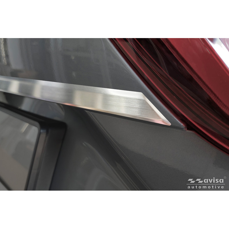 Avisa Revêtement d'habillage du hayon du coffre inox brossé sur mesure pour Ford Kuga III 2019-2024 & Facelift 2024-