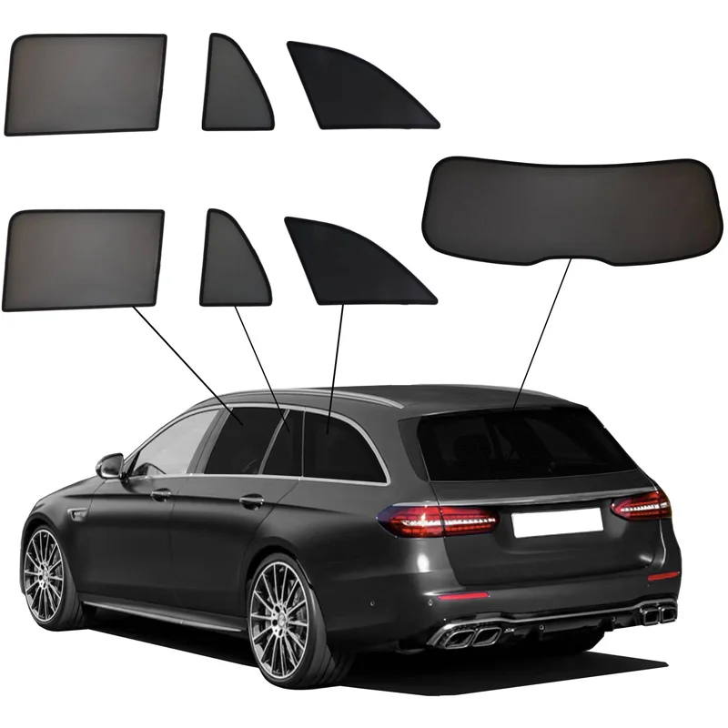 SunClip Protection visuelle & solaire sur mesure pour Mercedes Classe-E S213 Kombi 2016-