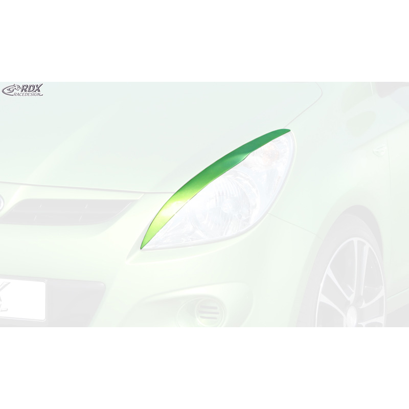 Spoilers de phares sur mesure pour Hyundai i20 PB/PBT 2008-2012 (ABS)