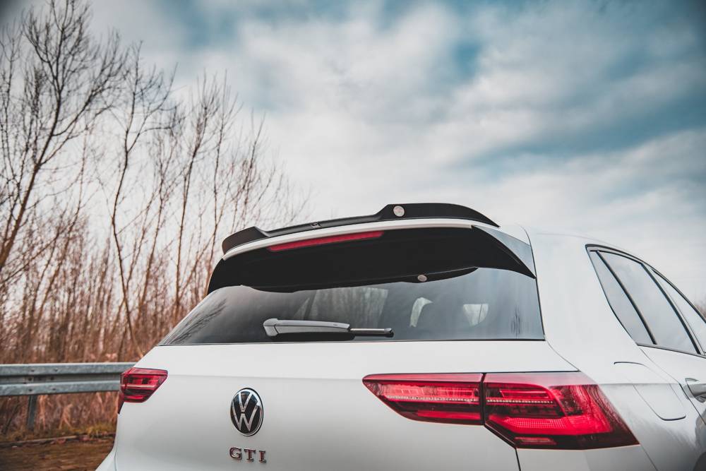 Spoiler Volkswagen Golf 8 GTI / R-line Maxton Glans Zwart