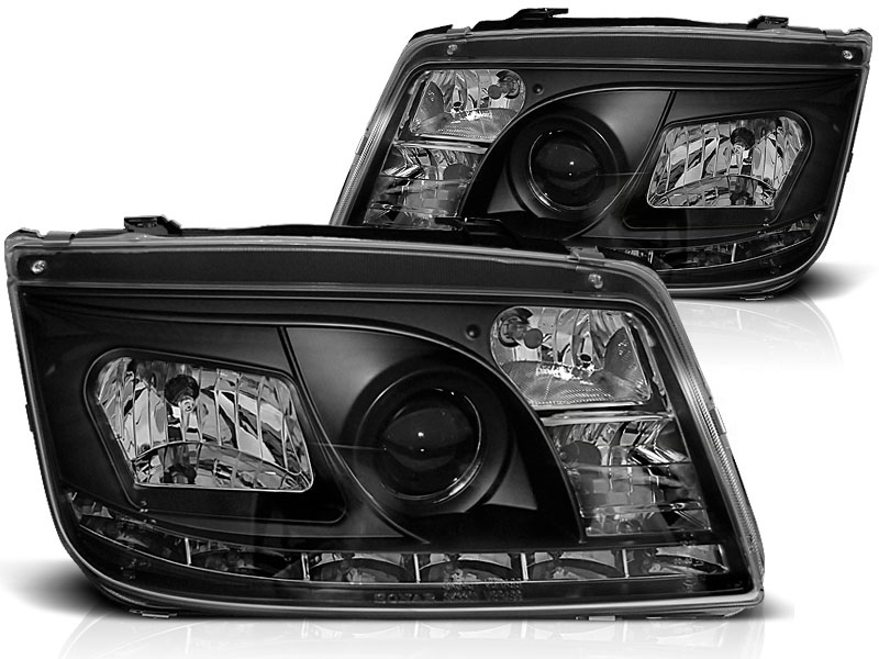 Headlights VW Bora 99-08 Devil Eyes Dlite LED Black