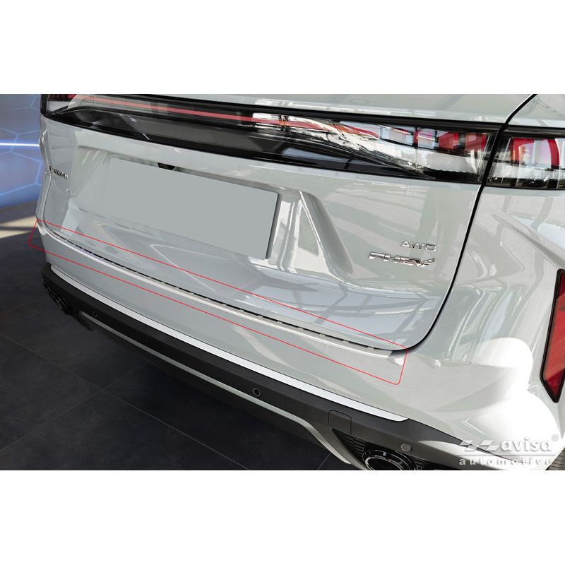 Avisa Protection de Seuil de Coffre Acier Inox sur mesure pour Omoda 9 2025- - Argent