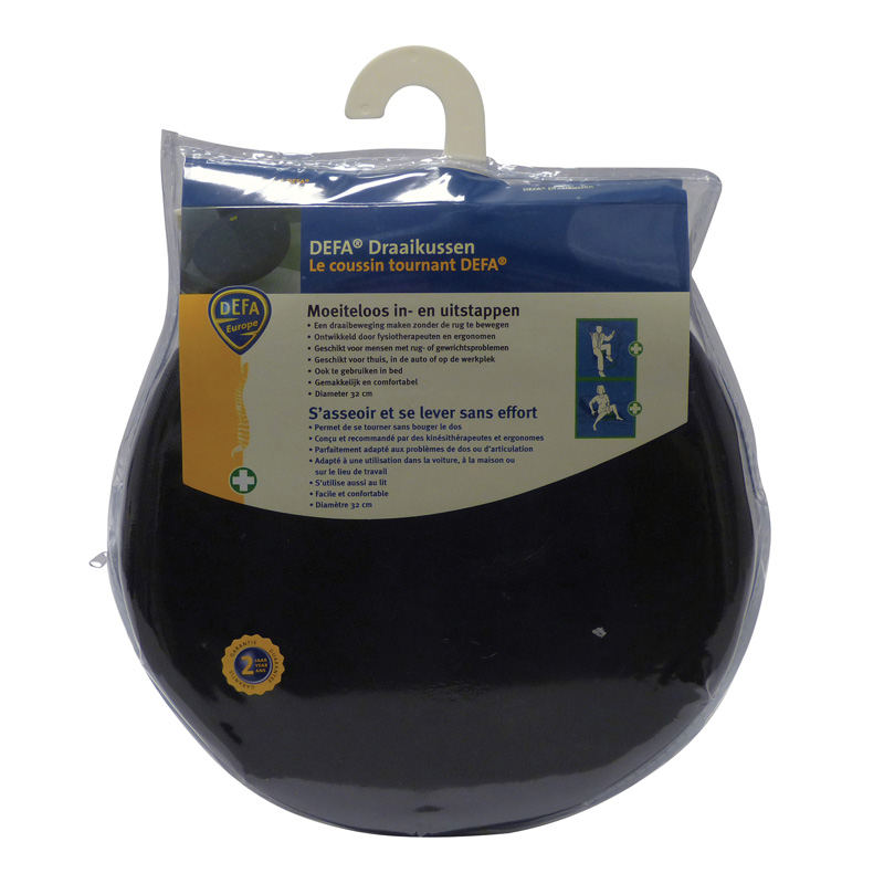 Defa Coussin Rotatif 32cm Noir