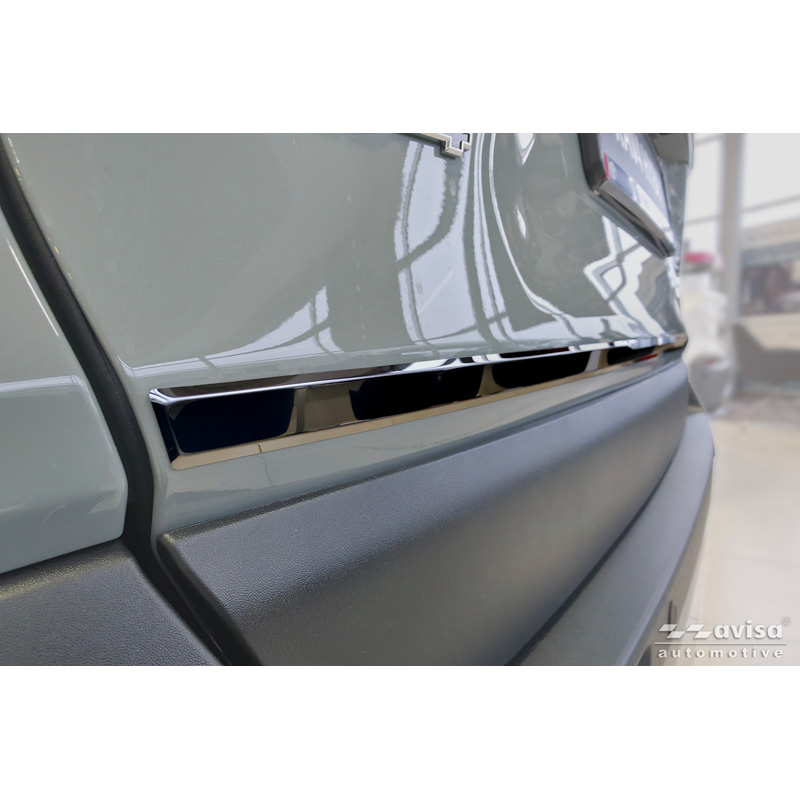 Avisa Moulure de hayon en Inox Noir Chrome sur mesure pour Toyota RAV4 V (A5) 2018-