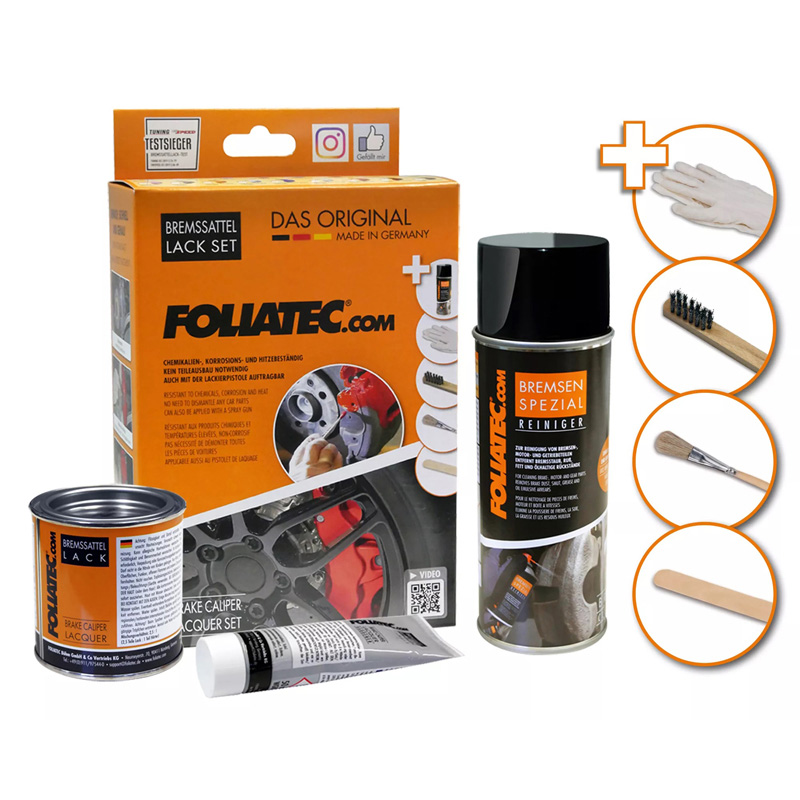 Foliatec Set peinture étriers de freins - green hell métallique - 3 Components