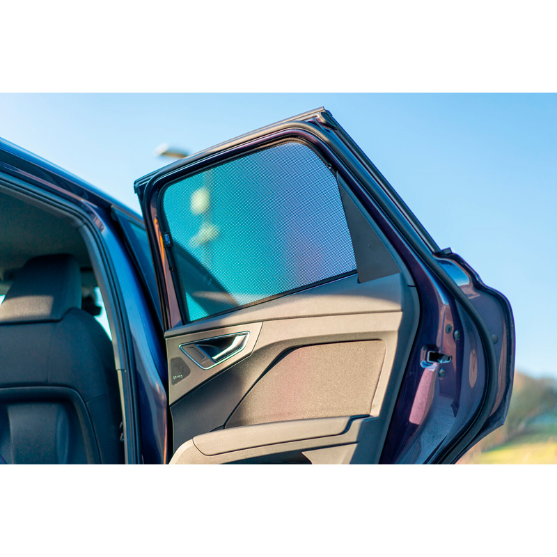 Set de Car Shades (portes arrières) sur mesure pour Audi Q4 (F4B) E-Tron 2021- excl. Sportback (2-pièces)