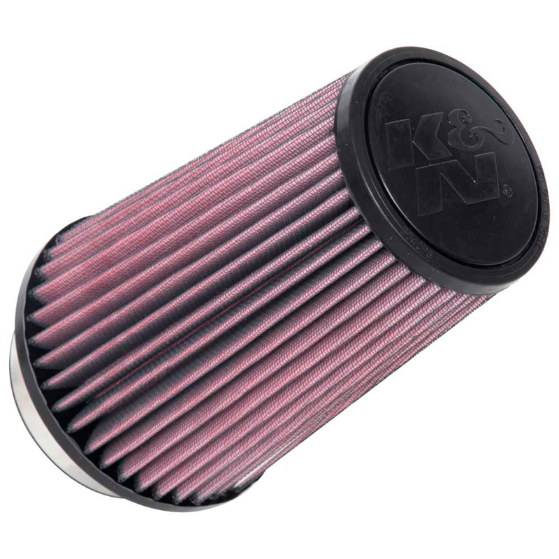 K&N Filtre à Air Universel Conique 89mm raccordement, 140mm de base, 102mm en haut, 203mm hauteur (RU-1045)