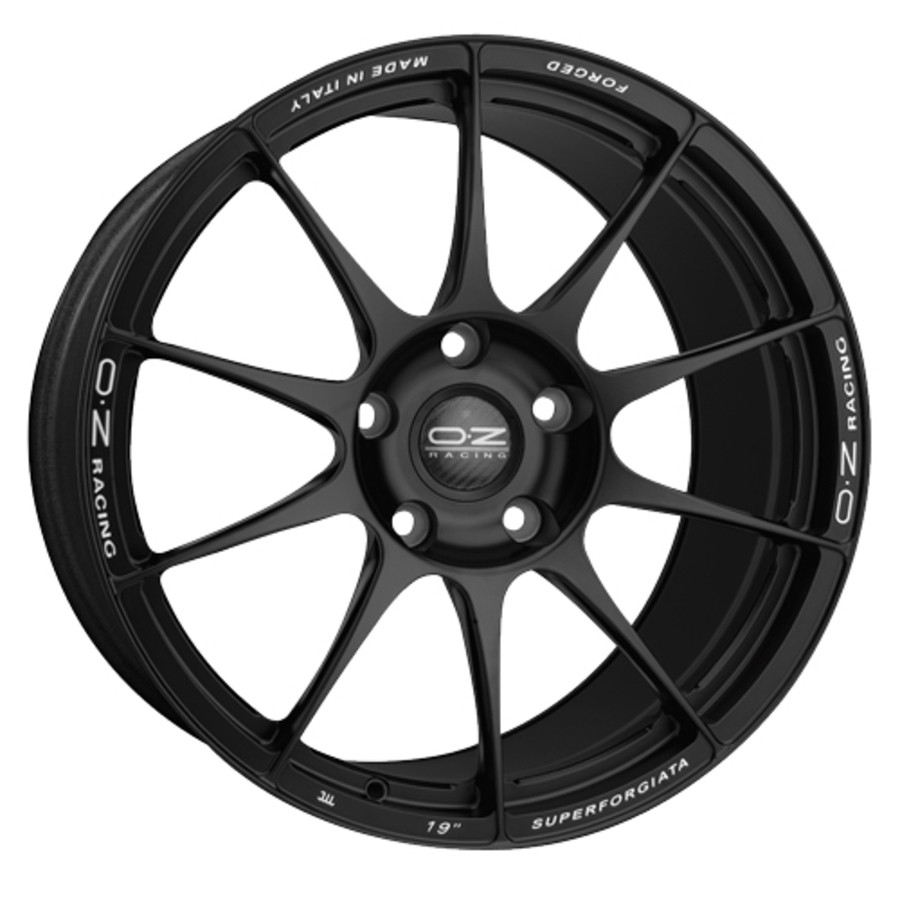 Velgen OZ Superforgiata 5 Fori matt black 11x19 inch 5x114,3 ET2