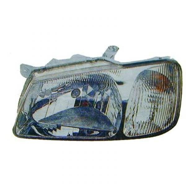Koplamp links ACCENT 00-03 DEPO
