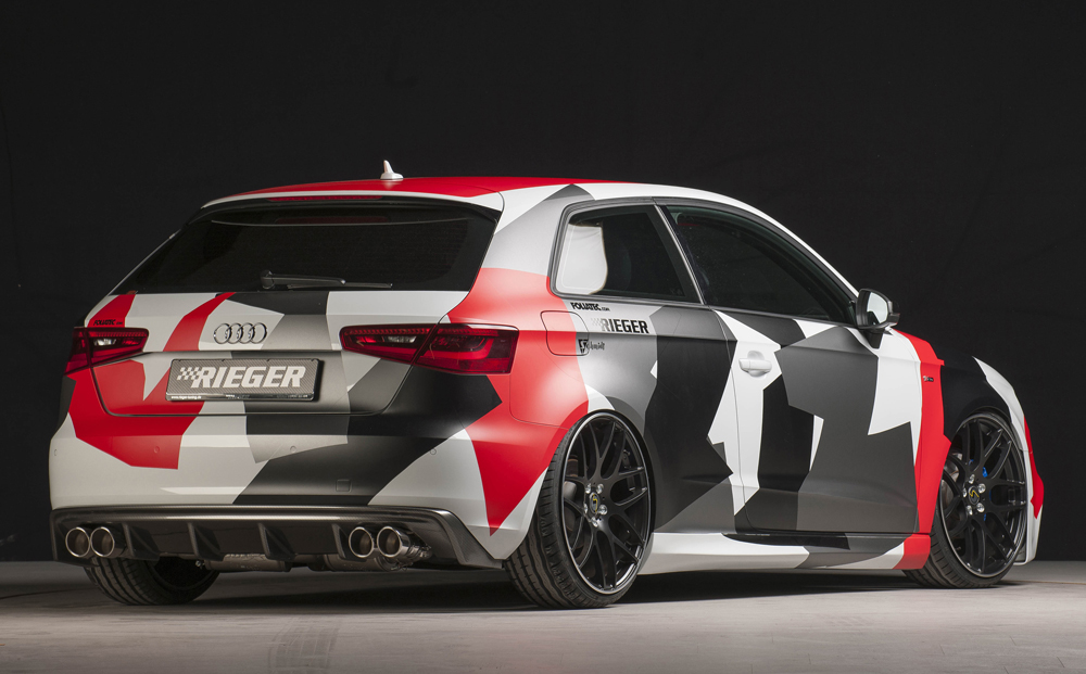 Rieger Zijskirts passend voor Audi A3 8V 2012-