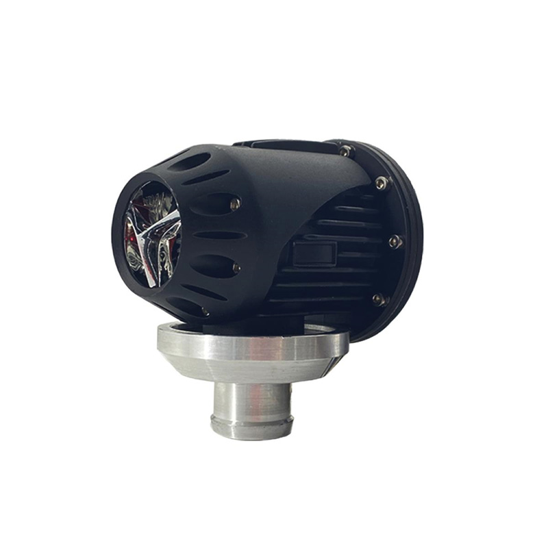 Simoni Racing Valve Blow Off Universelle Type 14 - pour moteurs turbo à essence - Raccord 25mm, Longueur 95mm, Diamètre 75mm - Noir