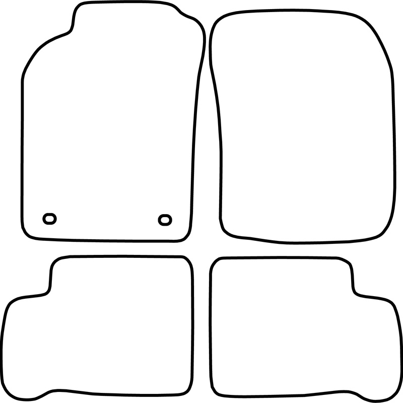 Set de tapis de sol sur mesure pour Nissan Sunny 1986-1995