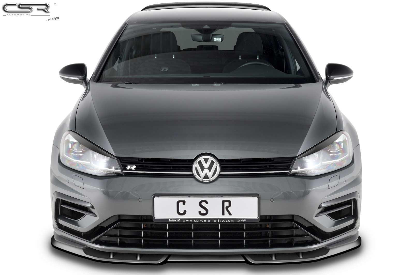 Koplampspoiler VW Golf 7 (Typ AU) CSR Glans Zwart