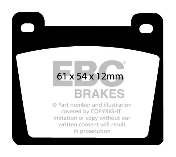EBC Brakes TOYOTA Avensis 1.8 (ZZT221) 2001-2003 Remblokken acht