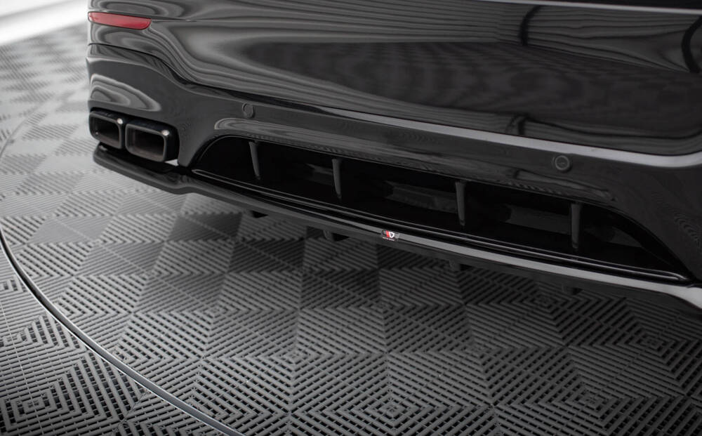 Diffuser V.2 Mercedes AMG GLC 63 SUV X253 Maxton Glans Zwart
