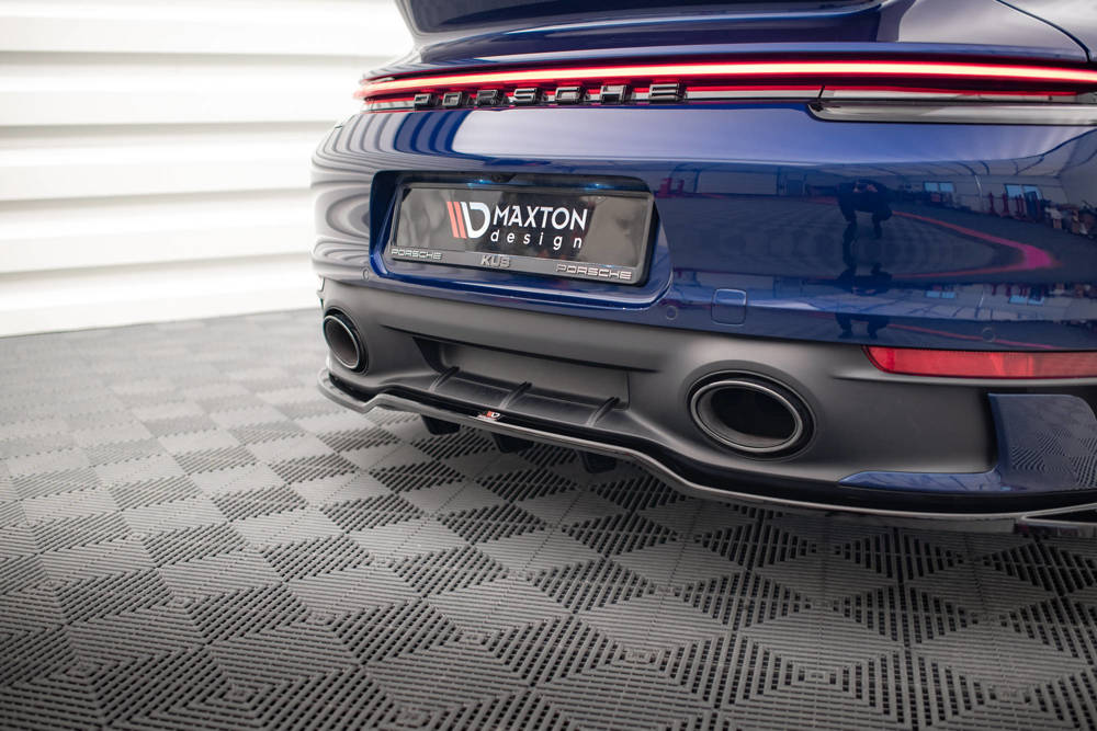 Diffuser V.2 Porsche 911 Carrera 992 Aero Pack Maxton Glans Zwart