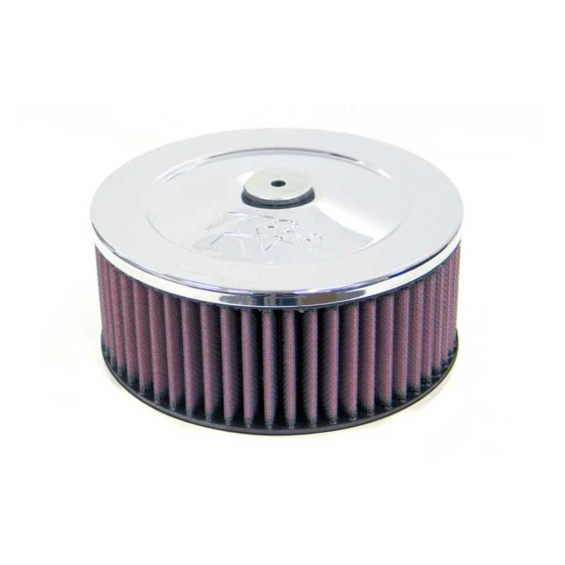 K&N Filtre à Air rond - 59mm raccord, 178mm diamètre, 103mm hauteur (60-1020)