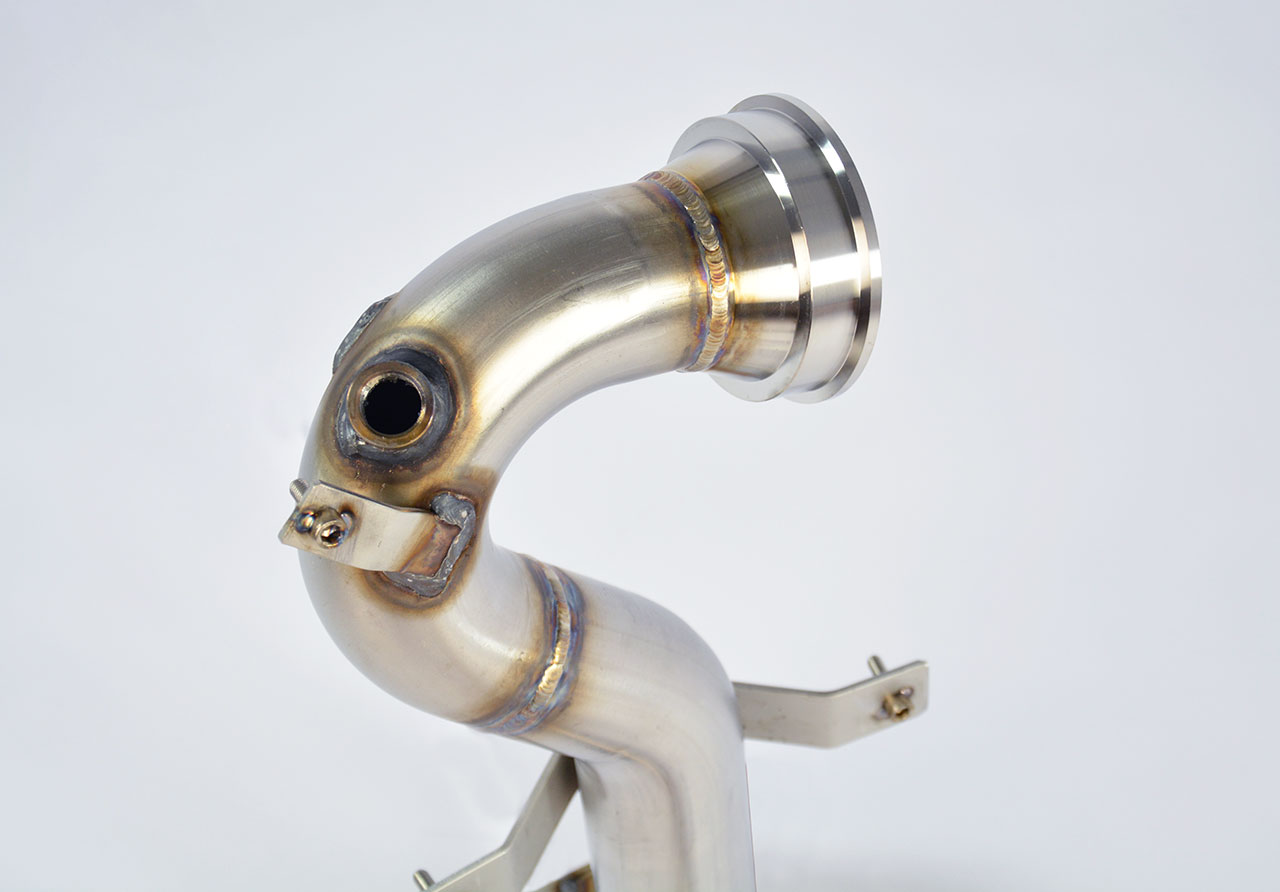 500 ABARTH 1.4T Multiair "Mod. USA" Turbo downpipe kit (Replaces catalytic converter)