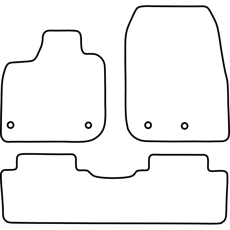 Set de tapis de sol en velours sur mesure pour Nissan Ariya 2022-