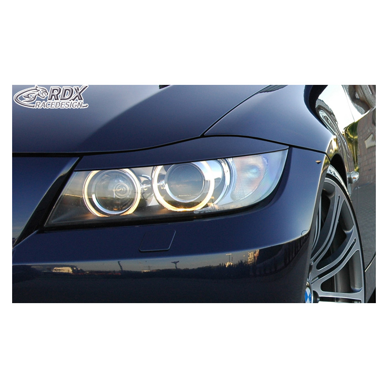 Spoilers de phares sur mesure pour BMW Série 3 E90/E91 Sedan/Touring incl. Facelift (ABS)