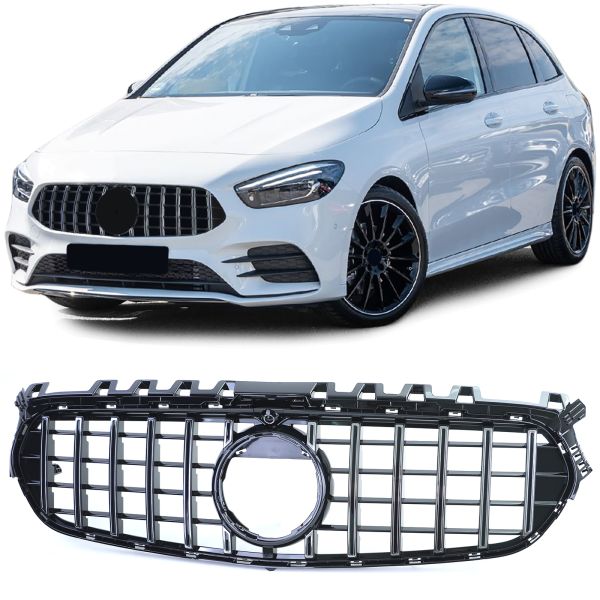 Grill Mercedes B Klasse W247 Zilver AMG Look
