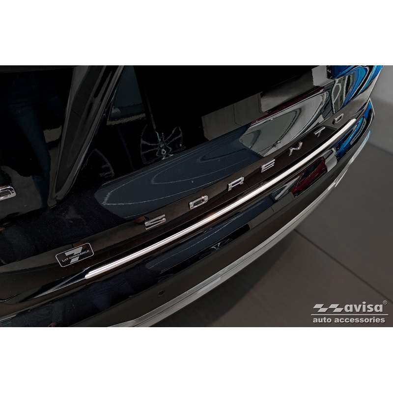 Protection de seuil arrière inox sur mesure pour Kia Sorento IV 2020-