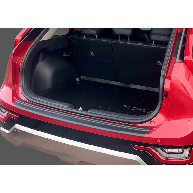 Protection de seuil arrière (ABS) sur mesure pour Kia Niro II 2022- Noir