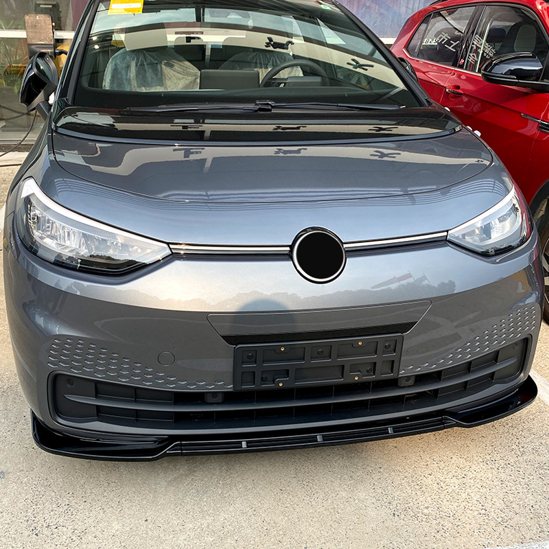 Spoiler avant sur mesure pour Volkswagen ID.3 2020- (ABS Noir luisant)