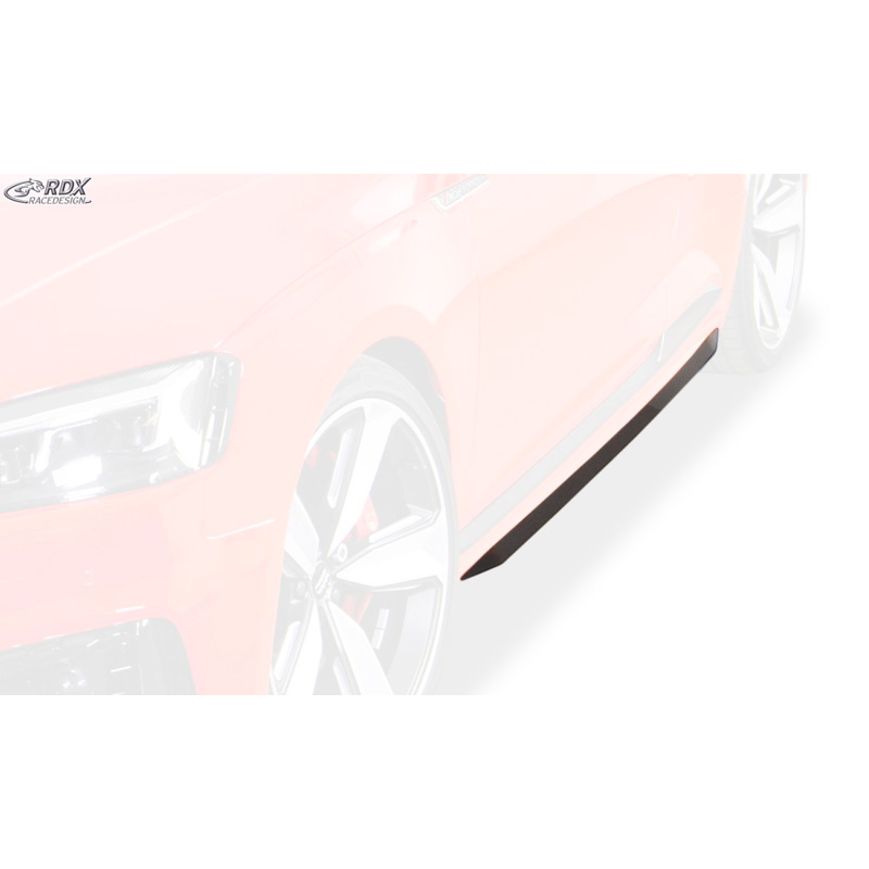 Jupes latérales 'Slim' sur mesure pour Audi RS5 (F5) 2016- (ABS noir luisant)