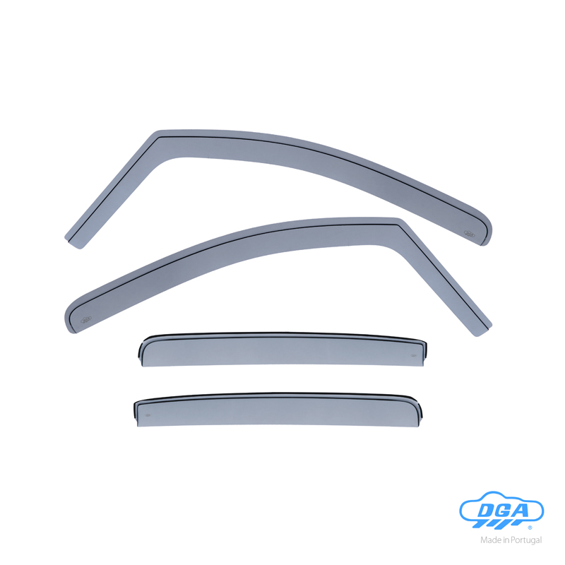 DGA Jeu de Déflecteurs d'Air sur mesure pour Opel Mokka & Mokka X (J13) 2012-2020 (4-pièces)