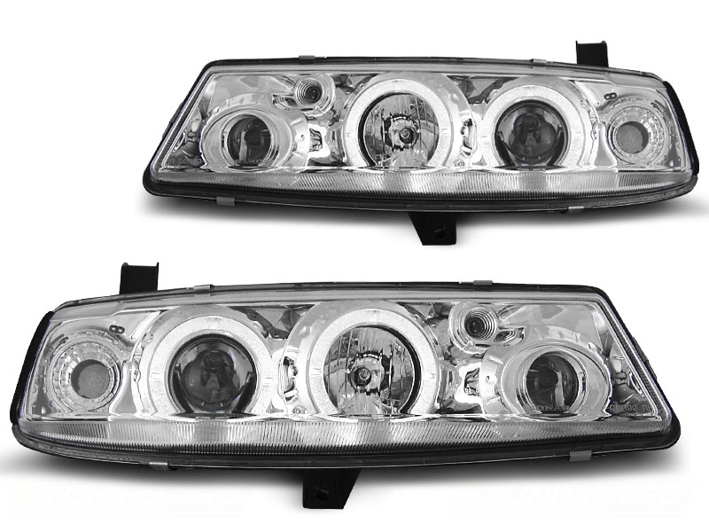 Phares Opel Calibra Angel Eyes chrome