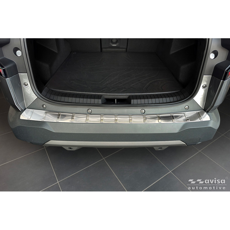 Avisa Protection de seuil arrière inox sur mesure pour Dacia Bigster 2024- 'Ribs'