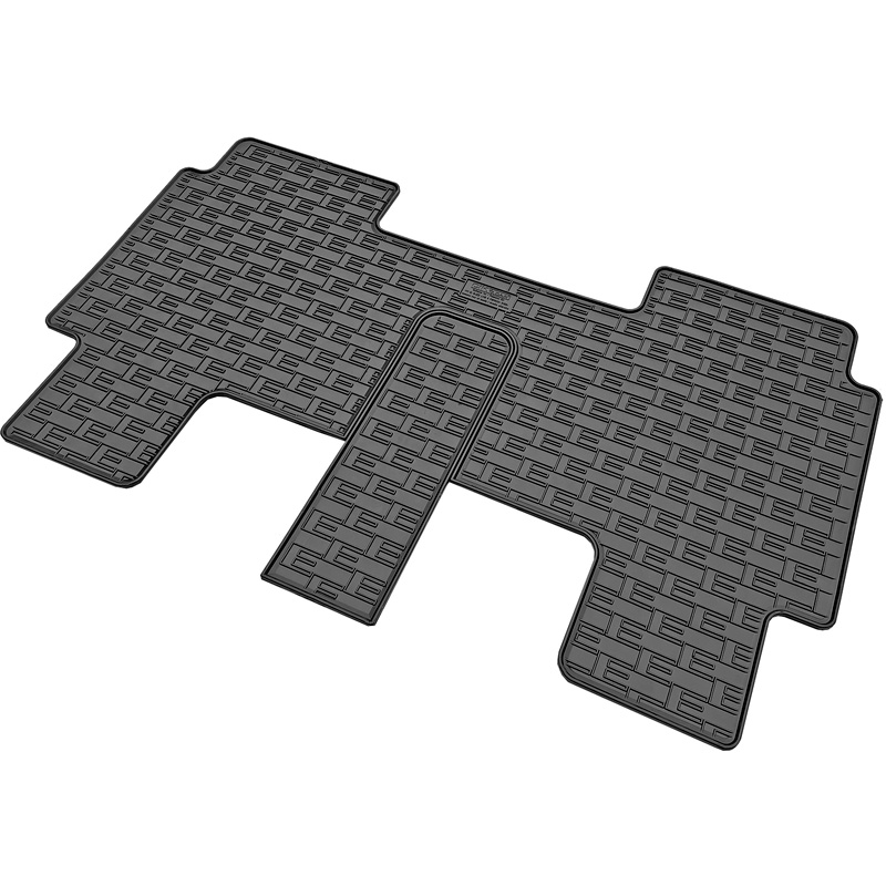 CIKCAR Set tapis de caoutchouc sur mesure pour Volkswagen ID.Buzz Bus Personal (chassis longue) 2022- (rangée de sièges second) (1-pièce)