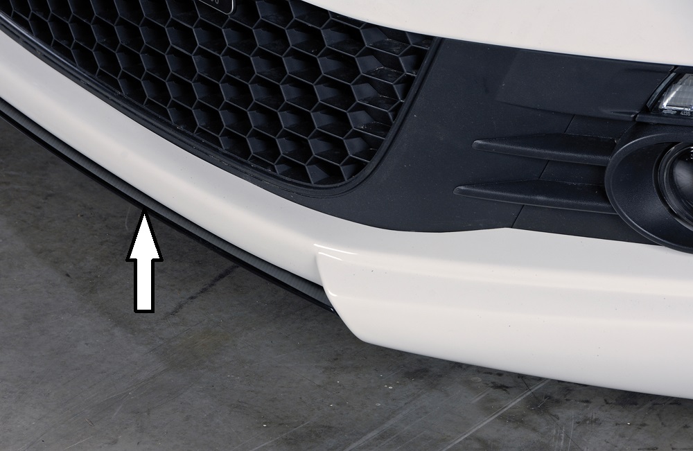 Spoilerzwaard VW Scirocco III Rieger Carbon