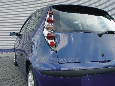 Feux arriere Fiat Punto 99-02, 3 door lexus chrome