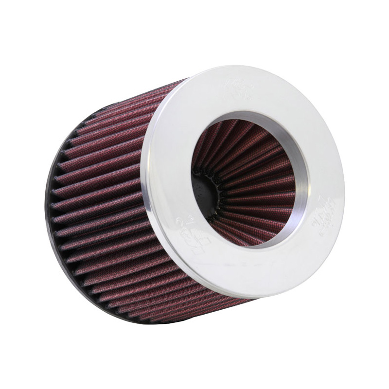 K&N Filtre à Air Universel Conique 76mm raccordement, 152mm de base, 133mm en haut, 127mm hauteur (RR-3003)